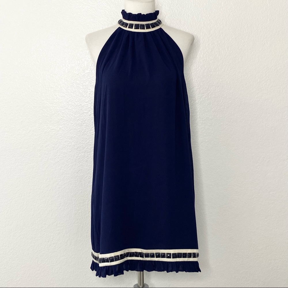 FOREVER 21 Navy Blue Flowy Dress